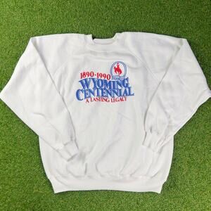 Vintage Wyoming Centennial Crewneck 1990